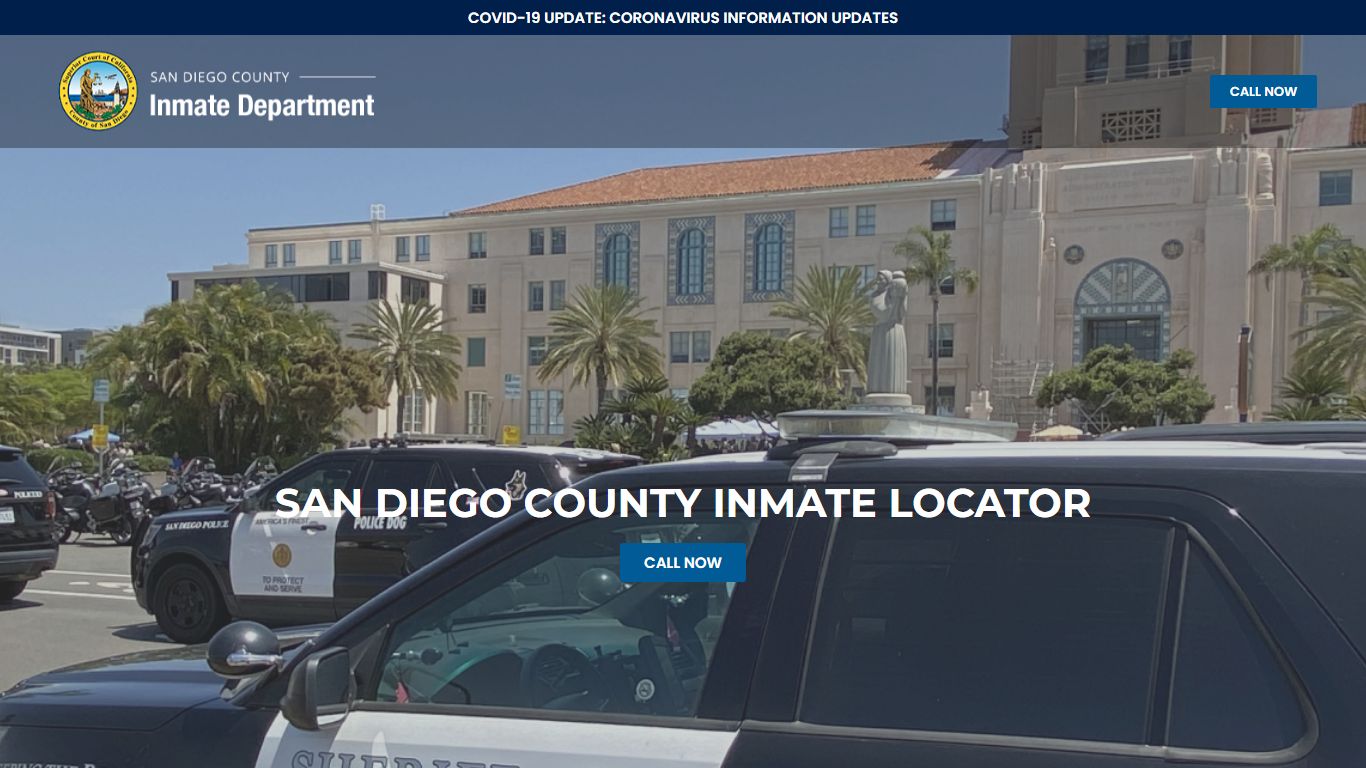 Home - SAN DIEGO COUNTY JAIL INMATE INFORMATION